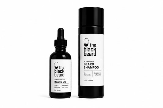 The Cleanse Set with Beard Shampoo and Beard Oil